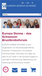 Mobile Screenshot of europadonna.ch