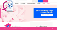 Desktop Screenshot of europadonna.fr