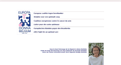 Desktop Screenshot of europadonna.be